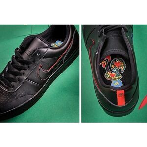 Nike 12 Men's SB Team Classic Premium Antonio Durao Black 2019 Leather Sneakers